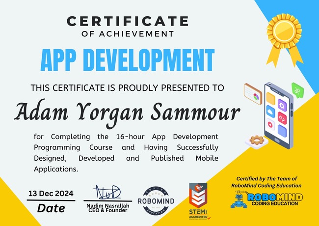 Adam Yorgan Sammour Mobile Applications Certificate.jpg